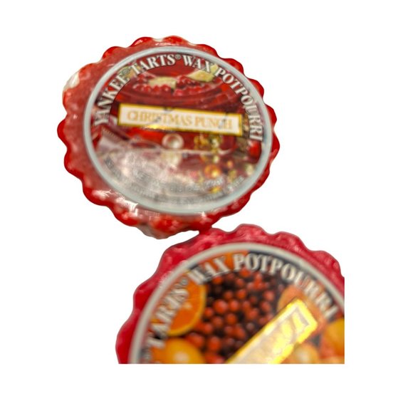 Set of 6 Yankee Candle Wax Potpourri Tart Melts Mandarin Cranberry, Macintosh & - Picture 3 of 10
